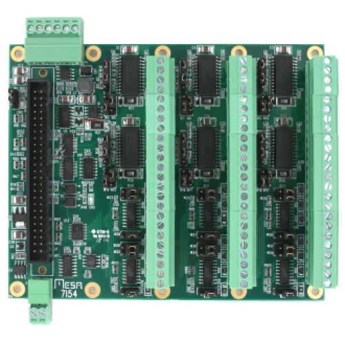 [7I54] 7I54 Hex 100 Watt H-bridges for Mesa 50 pin I/O FPGA cards