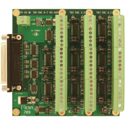 [7I89] 7I89 8 Channel encoder 1 channel Serial RS-422/RS-485 interface