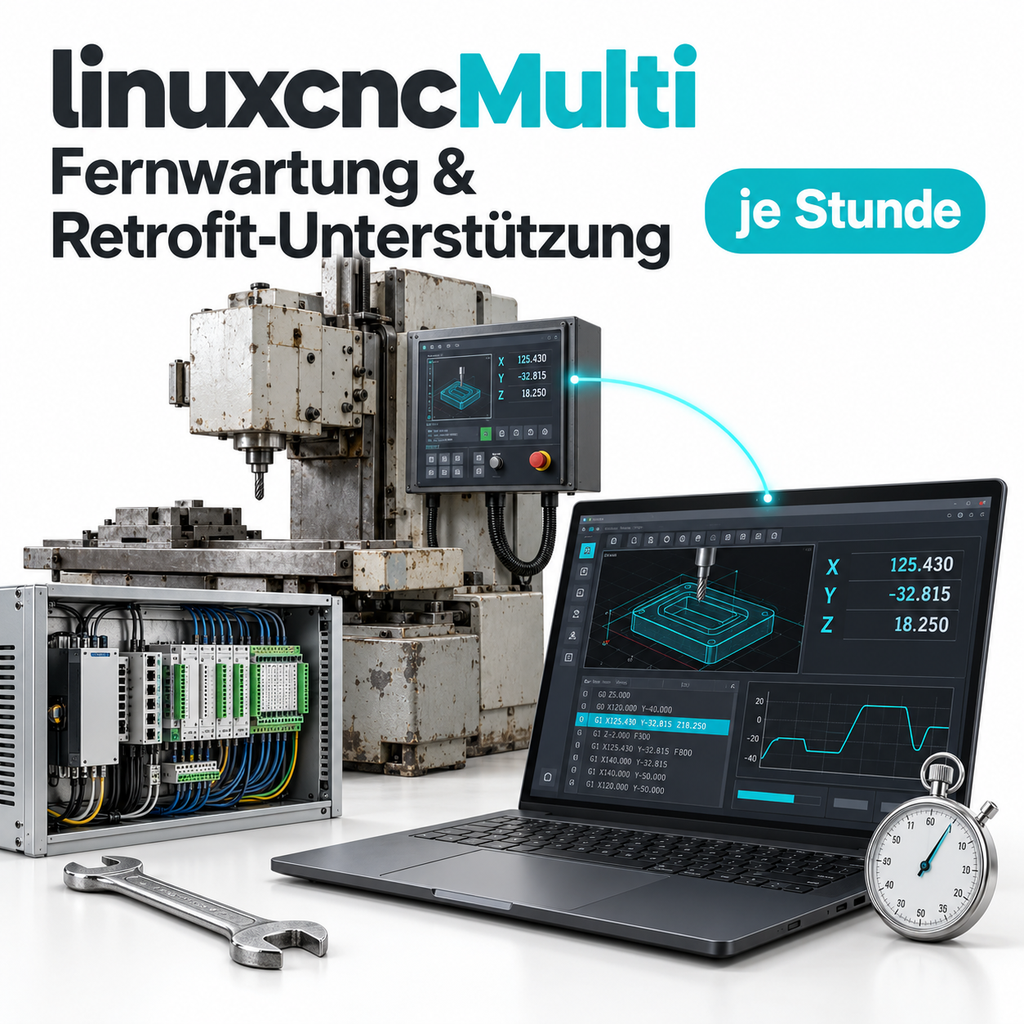 linuxcncMulti – Fernwartung / Retrofit-Unterstützung (je Stunde)